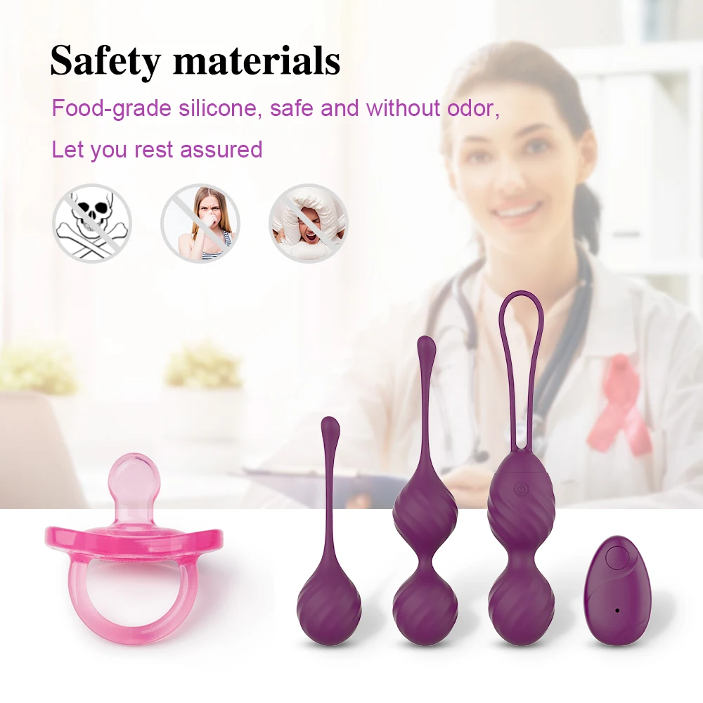 10 Speed Kegel Ball Remote Control Vaginal Tight Exercise Vibrating Egg Stimulator Massage ben Wa Geisha Balls Sex Toy for Women