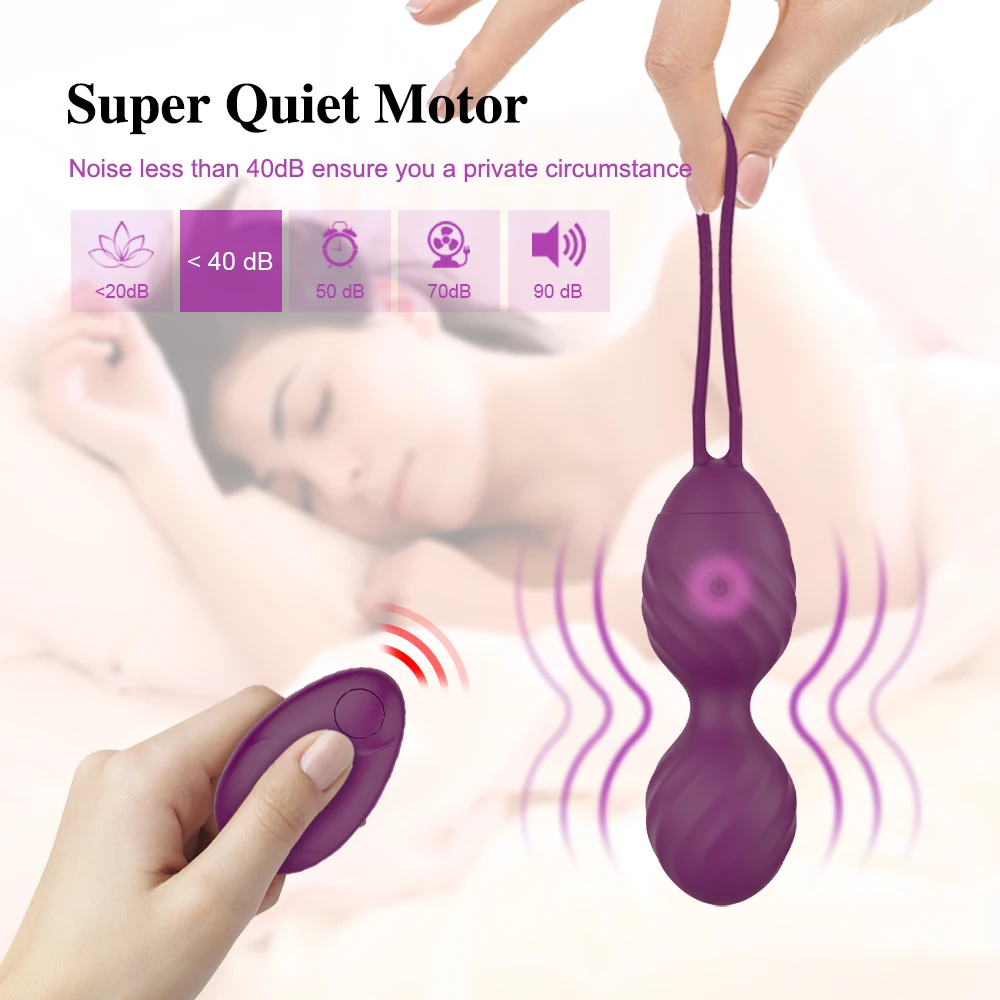 10 Speed Kegel Ball Remote Control Vaginal Tight Exercise Vibrating Egg Stimulator Massage ben Wa Geisha Balls Sex Toy for Women