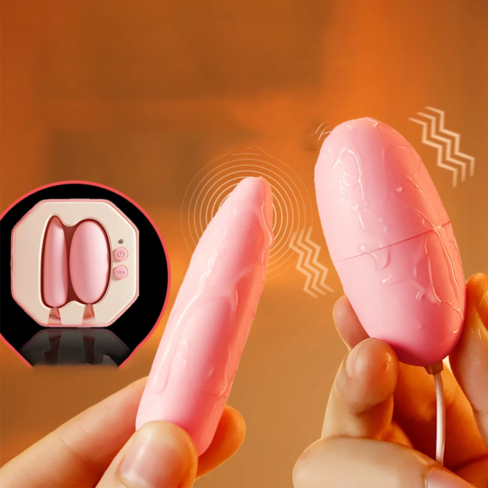 Bullet Double Head Jump Egg Vagina G-Spot Massage Vibrators Dildo Vibrator Anal Butt Clitoris Stimulator Sex Toy For Women