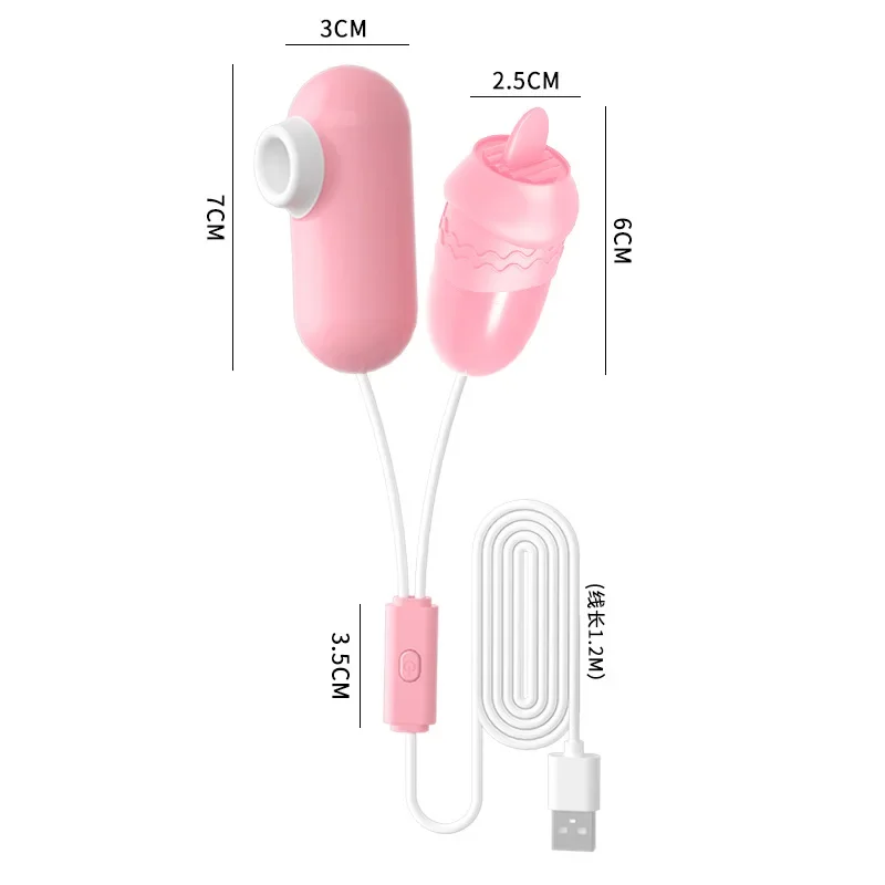 12 Speeds Double Head Jump Egg Bullet Dildo Vibrator Sucking Vibrating Balls Anal Butt Plug Adult Sex Toys For Couples Men Women