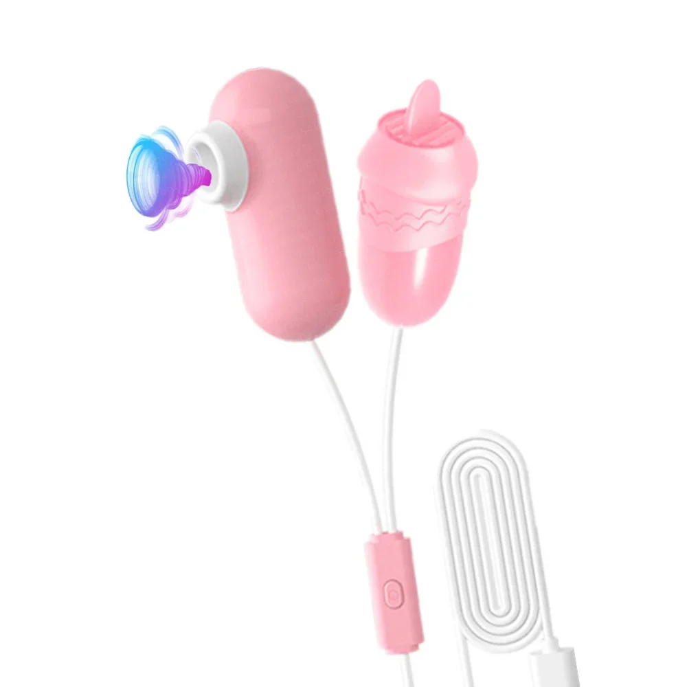 12 Speeds Double Head Jump Egg Bullet Dildo Vibrator Sucking Vibrating Balls Anal Butt Plug Adult Sex Toys For Couples Men Women