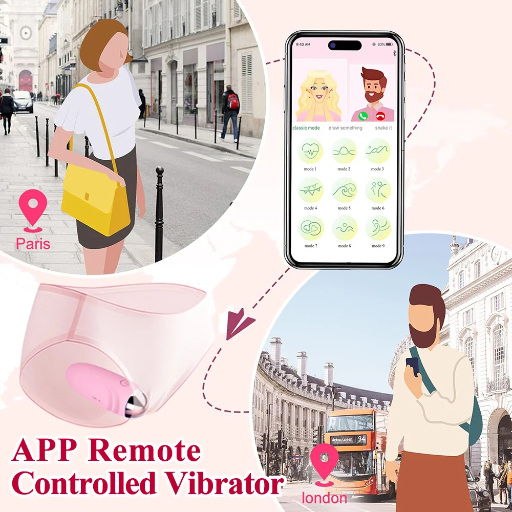 APP Wireless Jump Egg Vibrator Remote Control Body Massager Stimulator Women Bullet Vibrators Adult Sex Toys Product Lover Games APP Wireless Jump Egg Vibrator Remote Control Body Massager Stimulator Women Bullet Vibrators Adult Sex Toys Product Lover Games