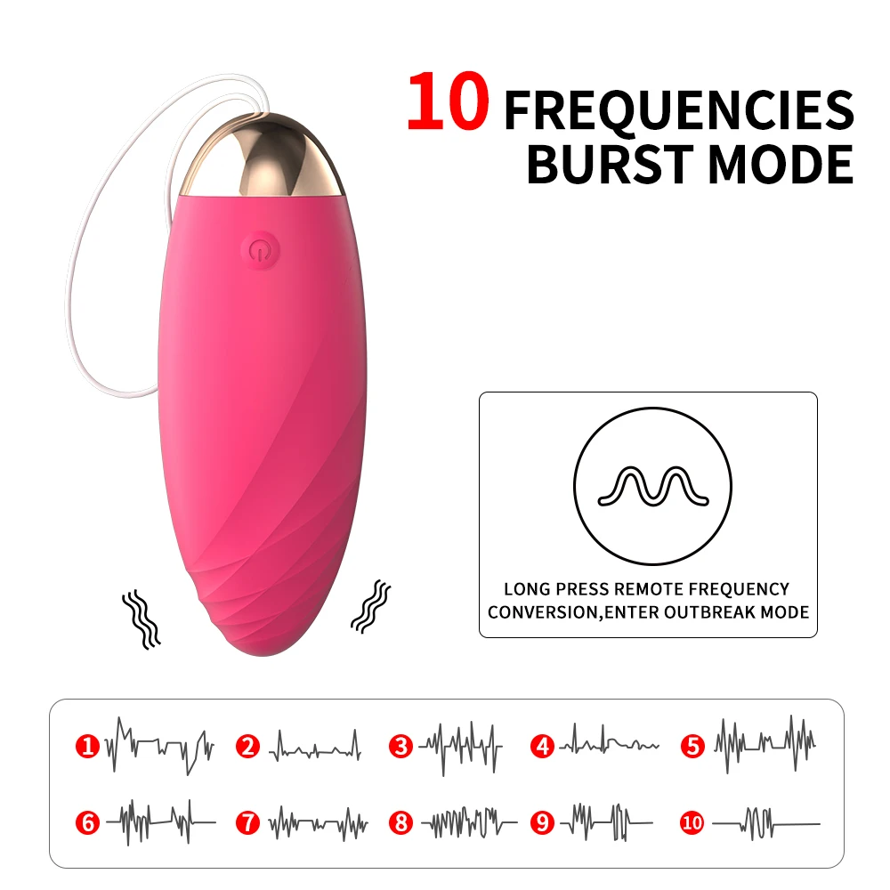 10 Speed Vibrating Egg Wireless Remote Control Bullet Vibrator Female Clitoris Stimulator Vaginal Ball Sex Toys for Adults Women 10 Speed Vibrating Egg Wireless Remote Control Bullet Vibrator Female Clitoris Stimulator Vaginal Ball Sex Toys for Adults Women