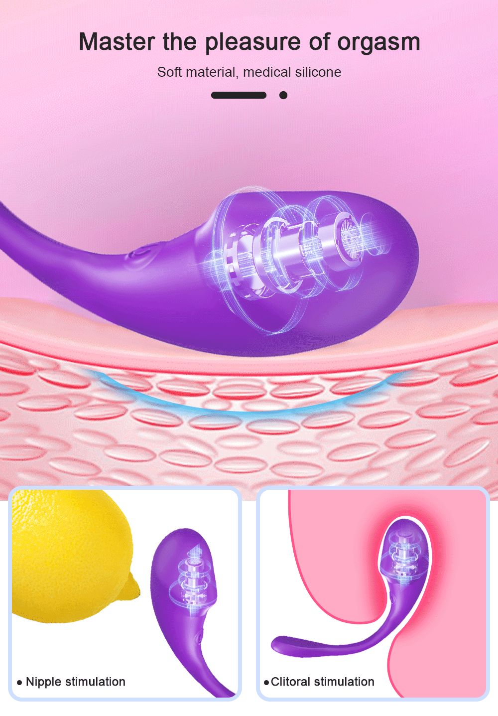 G-Spot Dildo Vibrator for Women Clitoral Stimulator Female Wear Vibrating Egg Masturbator Sex Toys Mini Bullet Vibrators