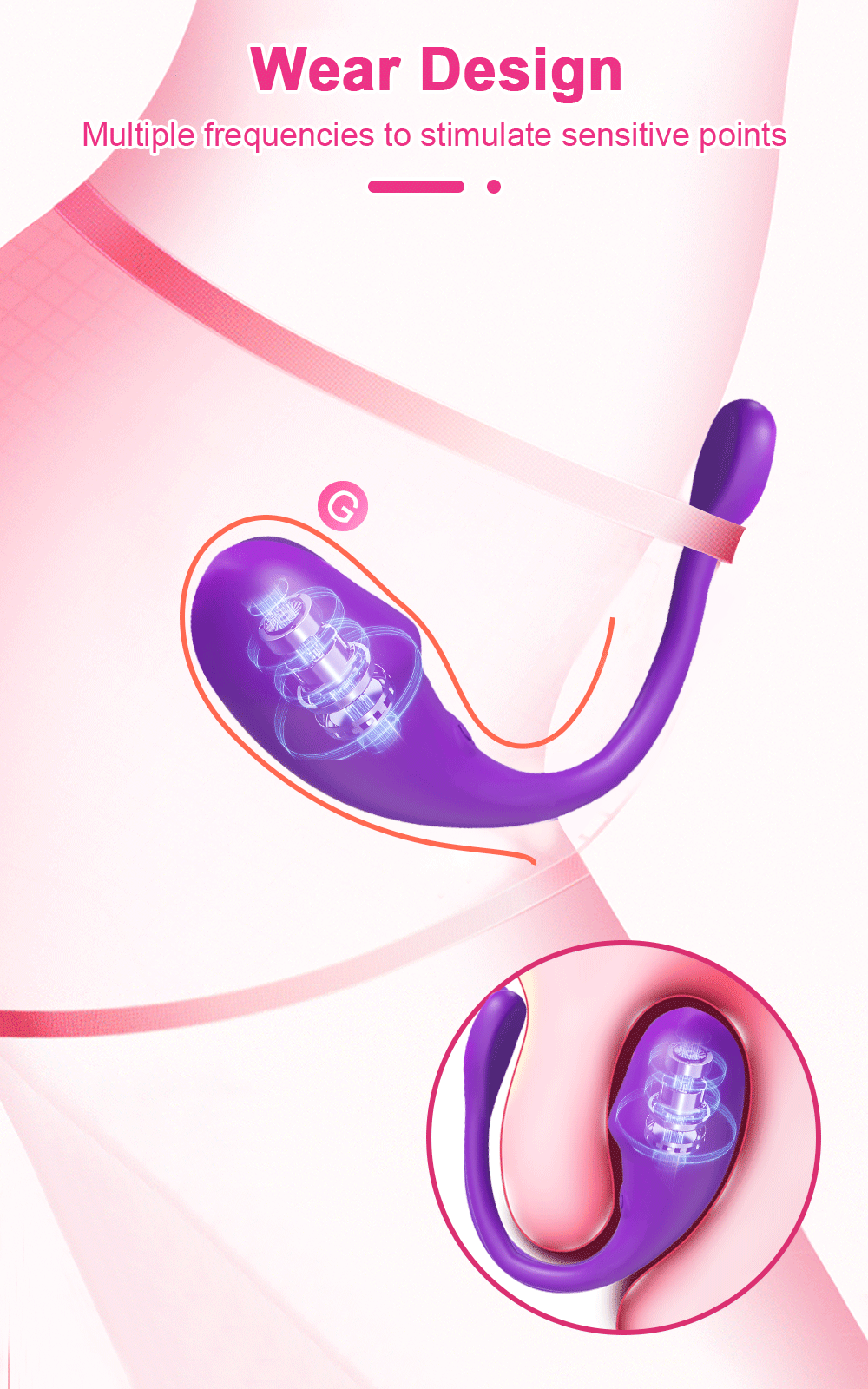 G-Spot Dildo Vibrator for Women Clitoral Stimulator Female Wear Vibrating Egg Masturbator Sex Toys Mini Bullet Vibrators