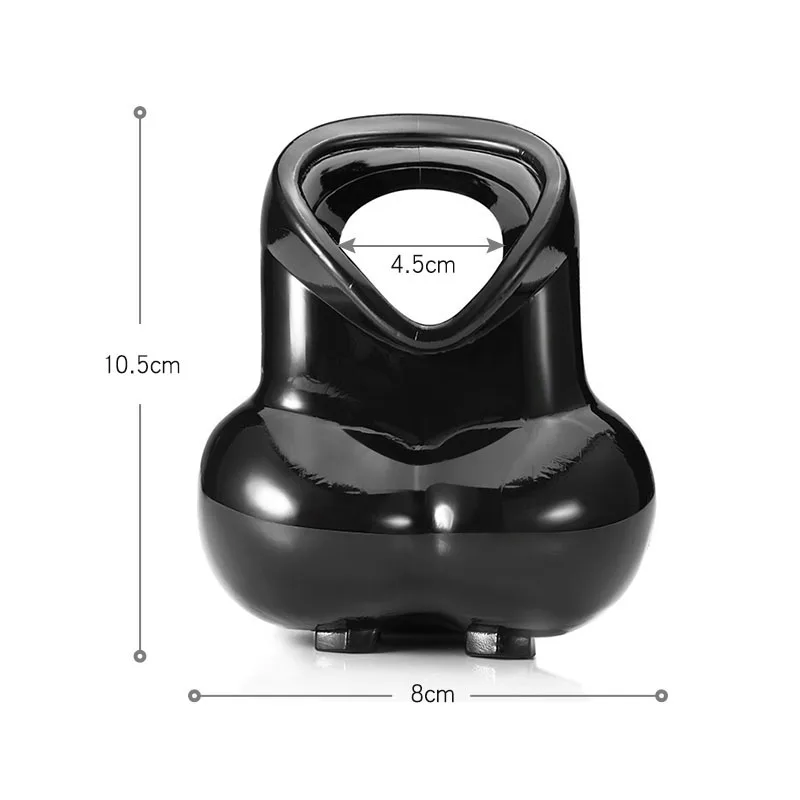 Super Soft Silicone Penis Ring Delay Ejaculation Ball Scrotum Stretcher Triple Cockring Testicle Semen Lock BDSM Sex Toy for Men