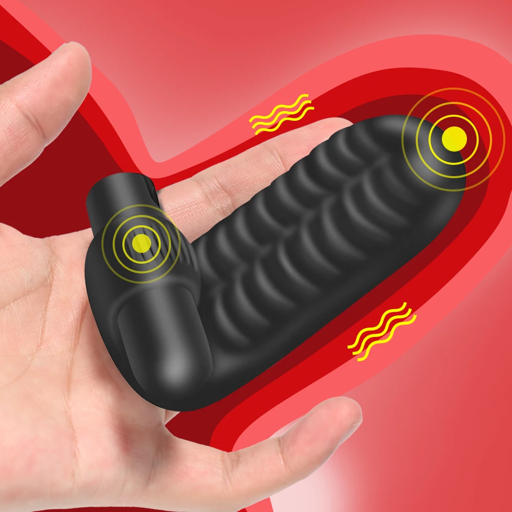 Finger Sleeve Vibrator G Spot Orgasm Massage Clit Stimulate Female Masturbator Vibrator Lesbian Sex Toys Finger Sleeve Condoms Finger Sleeve Vibrator G Spot Orgasm Massage Clit Stimulate Female Masturbator Vibrator Lesbian Sex Toys Finger Sleeve Condoms
