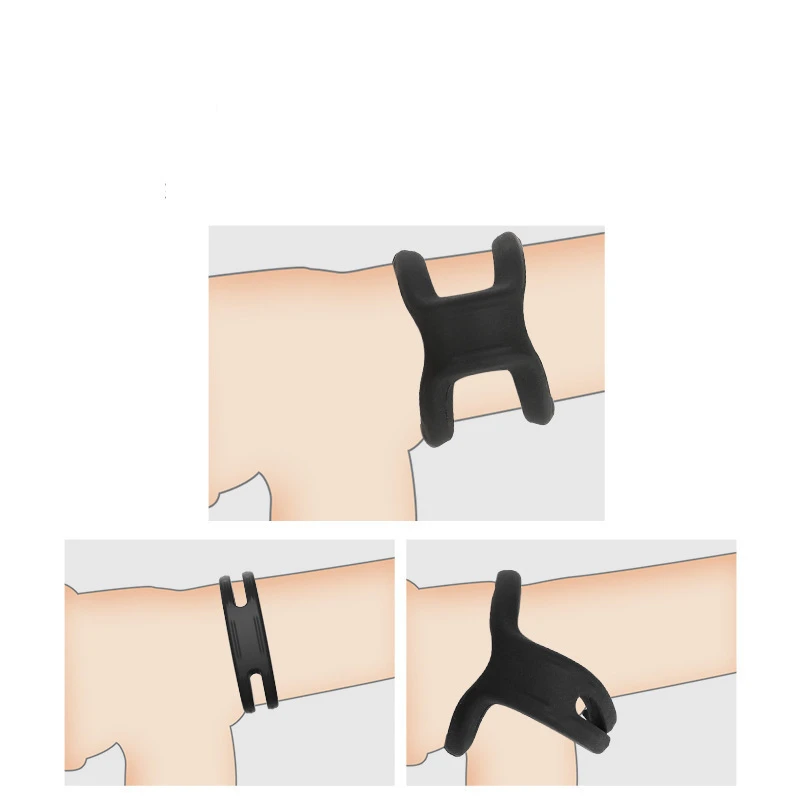 Reusable Silicone Stretchy Penis Ring Delay Ejaculation Cock Ring Man Sex Erectile Time Lasting Penis Enlargement Adult Sex Toys
