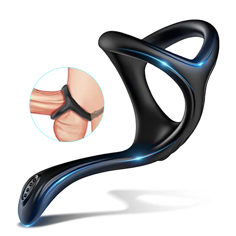 Delayed Ejaculation Penis Ring Stronger Erection Reusable Male Scrotum Cock Ring Silicone Penis Ring Dick Enlarger Rings Sex Toy