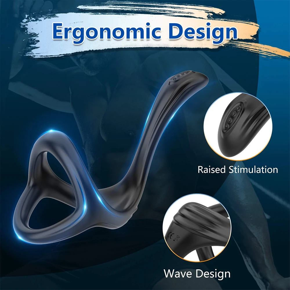 Delayed Ejaculation Penis Ring Stronger Erection Reusable Male Scrotum Cock Ring Silicone Penis Ring Dick Enlarger Rings Sex Toy