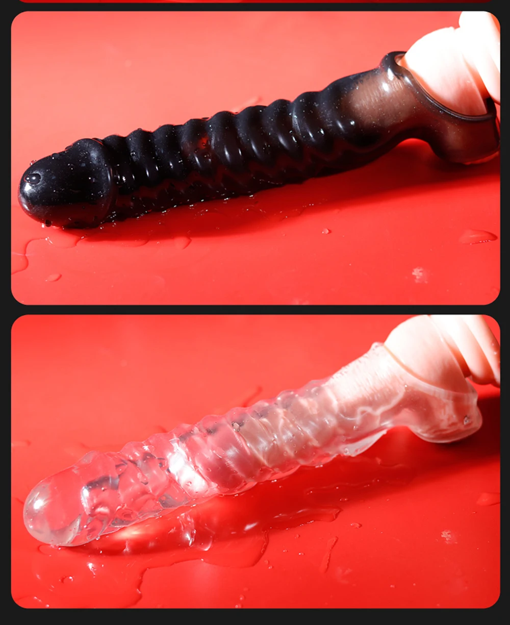 Penis Sleeve Extensions Condom Male Enlargement Delay Vibrators Clits Massager Cock Ring Vibrating Penis Cover Sex Toys For Men Penis Sleeve Extensions Condom Male Enlargement Delay Vibrators Clits Massager Cock Ring Vibrating Penis Cover Sex Toys For Men