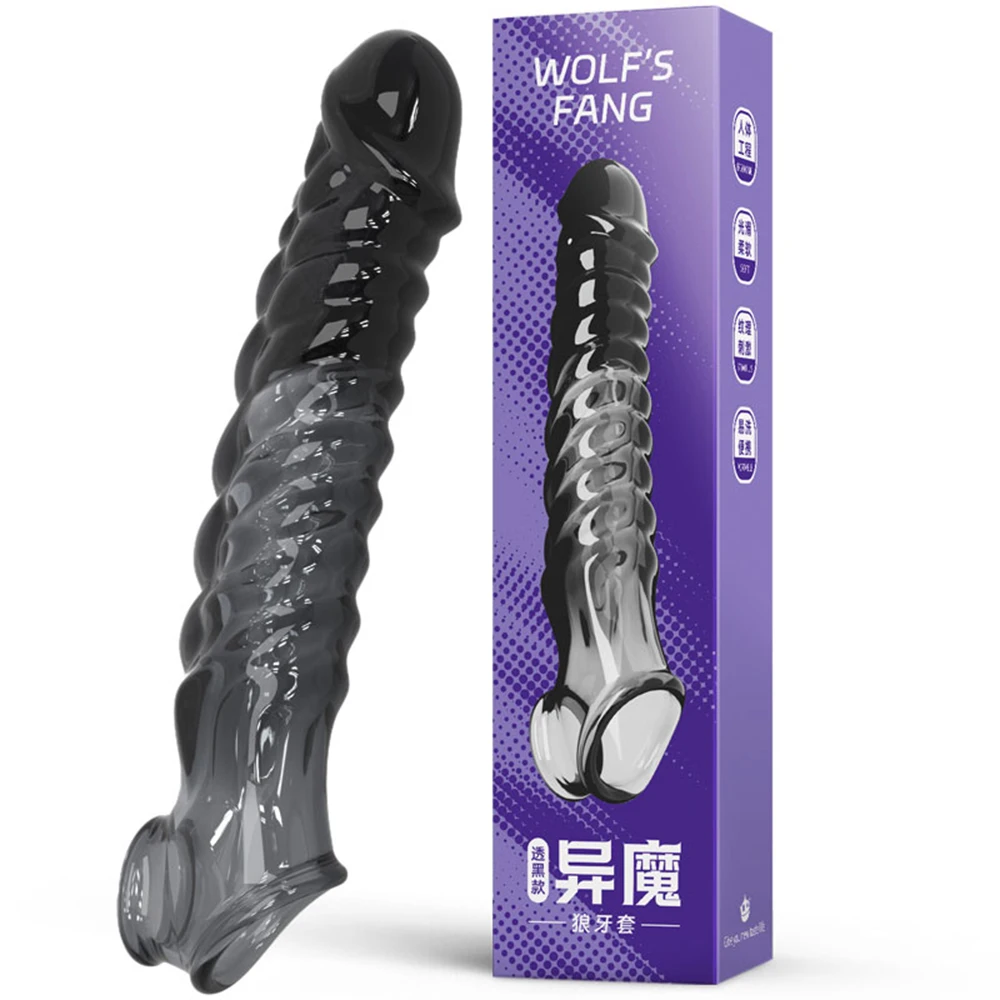 Penis Sleeve Extensions Condom Male Enlargement Delay Vibrators Clits Massager Cock Ring Vibrating Penis Cover Sex Toys For Men Penis Sleeve Extensions Condom Male Enlargement Delay Vibrators Clits Massager Cock Ring Vibrating Penis Cover Sex Toys For Men