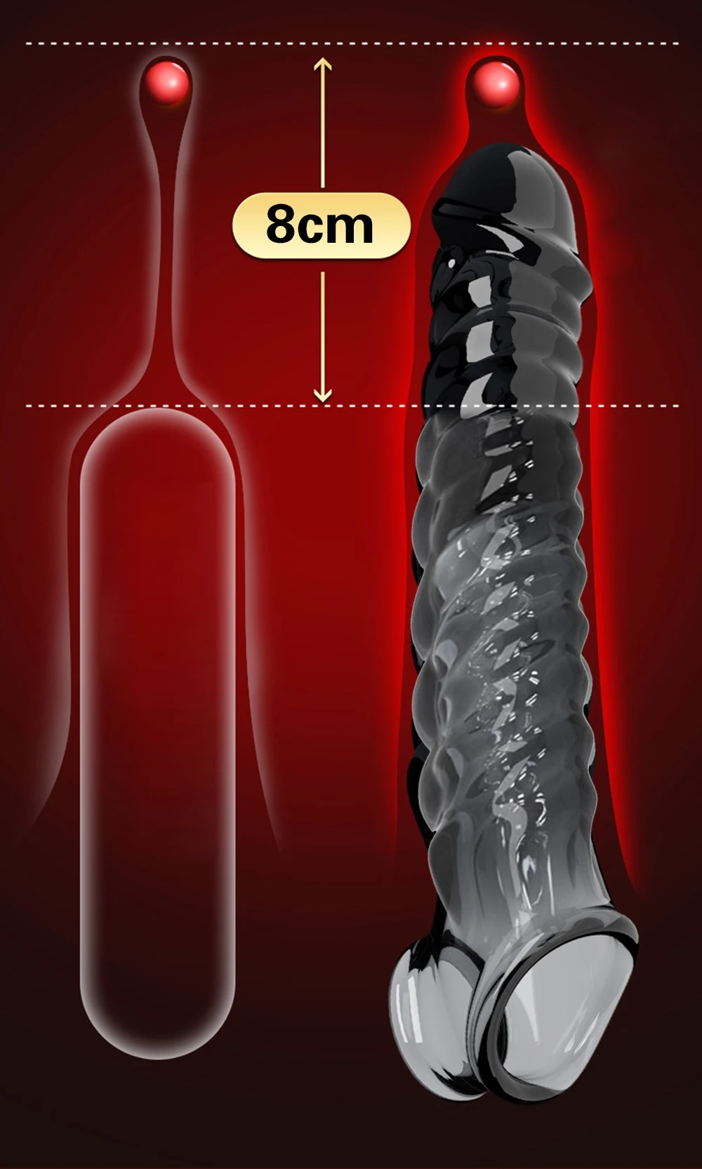 Penis Sleeve Extensions Condom Male Enlargement Delay Vibrators Clits Massager Cock Ring Vibrating Penis Cover Sex Toys For Men Penis Sleeve Extensions Condom Male Enlargement Delay Vibrators Clits Massager Cock Ring Vibrating Penis Cover Sex Toys For Men