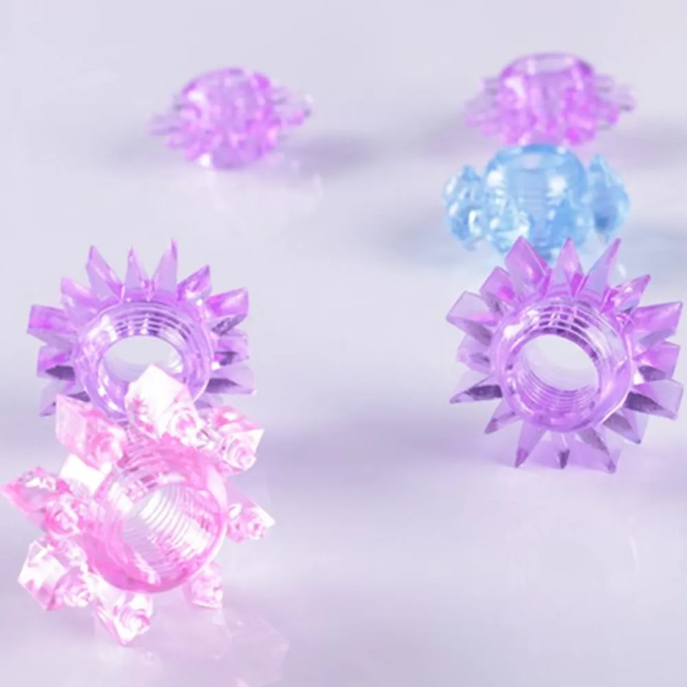 Cock Ring TPE Penis Lock Rings Male Reusable Delay Ejaculation Ring Scrotum Bondage Goods Couple Cock Erection Erotic Toys