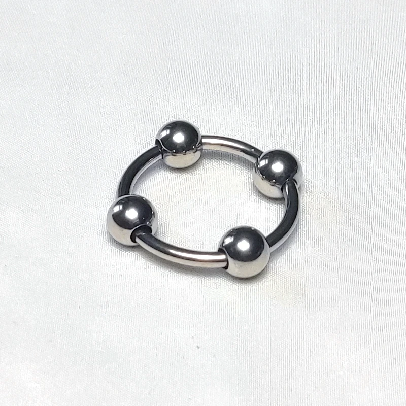6 Sizes Metal Penis Ring Sex Toys For Men Male Delay Ejaculation Stainless Steel Cock Ring Glans Stimulator Sex Increase Orgasm