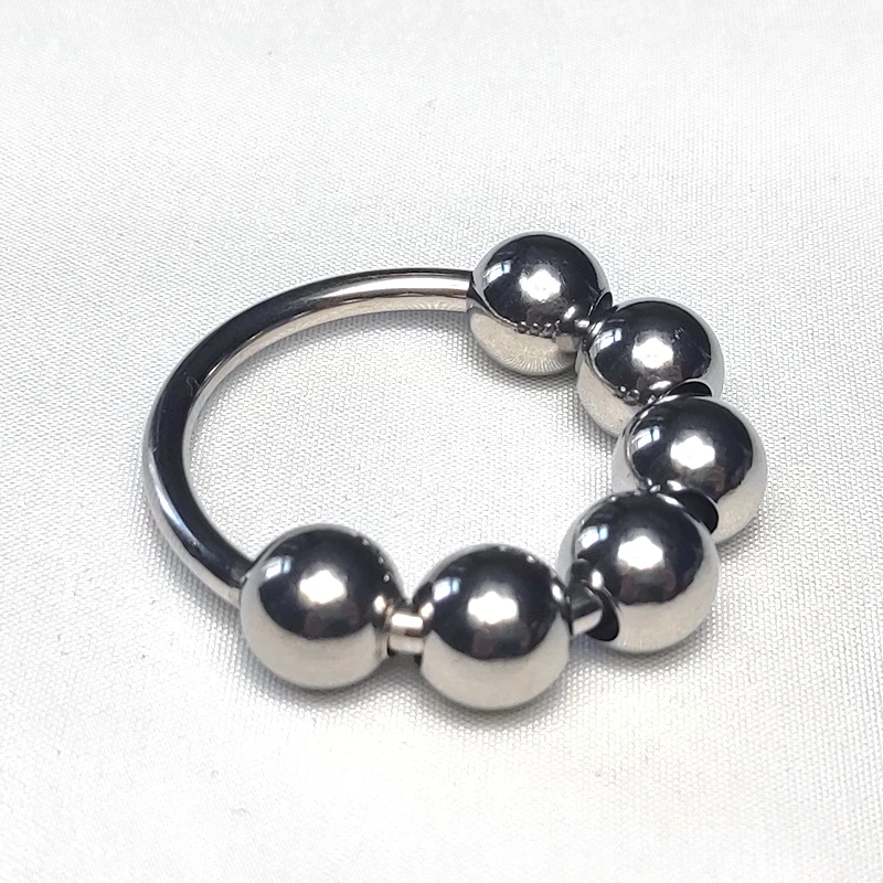 6 Sizes Metal Penis Ring Sex Toys For Men Male Delay Ejaculation Stainless Steel Cock Ring Glans Stimulator Sex Increase Orgasm