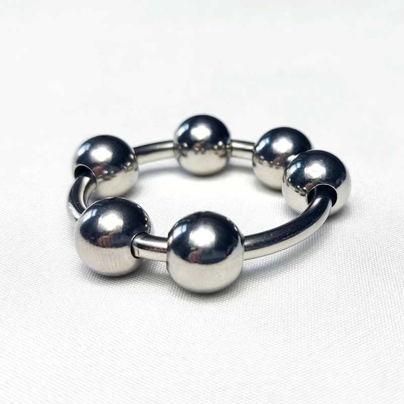 6 Sizes Metal Penis Ring Sex Toys For Men Male Delay Ejaculation Stainless Steel Cock Ring Glans Stimulator Sex Increase Orgasm