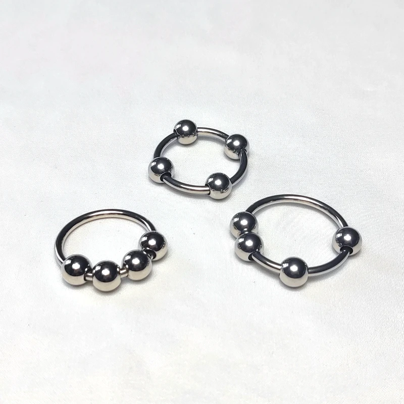 6 Sizes Metal Penis Ring Sex Toys For Men Male Delay Ejaculation Stainless Steel Cock Ring Glans Stimulator Sex Increase Orgasm