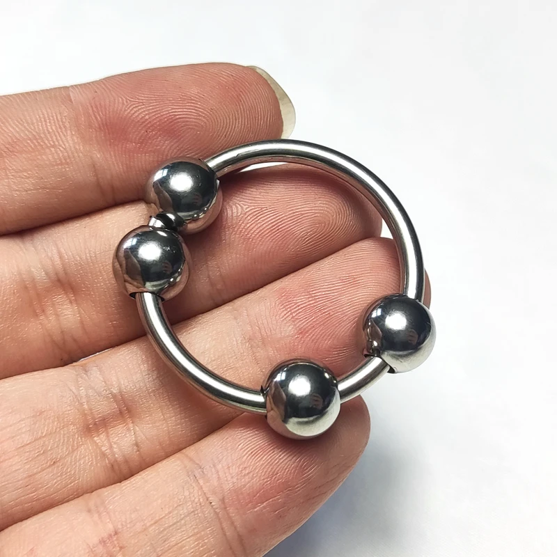 6 Sizes Metal Penis Ring Sex Toys For Men Male Delay Ejaculation Stainless Steel Cock Ring Glans Stimulator Sex Increase Orgasm