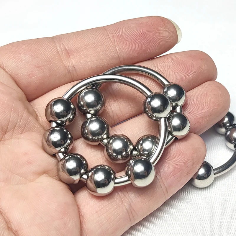 6 Sizes Metal Penis Ring Sex Toys For Men Male Delay Ejaculation Stainless Steel Cock Ring Glans Stimulator Sex Increase Orgasm