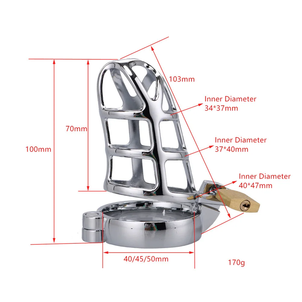 Big Metal Cock Cage Male Chastity Device BDSM Sex Toys for Men Penis Lock Erotic Bondage Husband Loyalty Drop Shipping Big Metal Cock Cage Male Chastity Device BDSM Sex Toys for Men Penis Lock Erotic Bondage Husband Loyalty Drop Shipping
