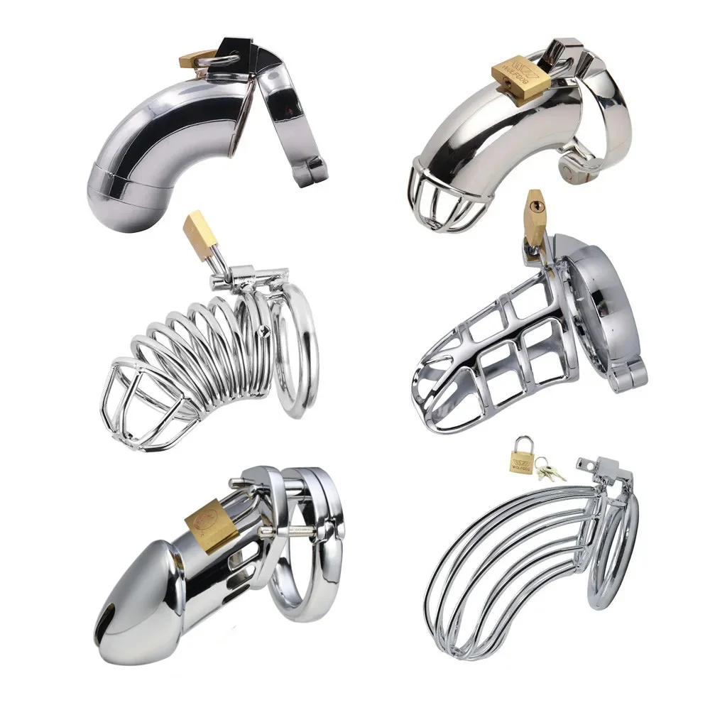 Big Metal Cock Cage Male Chastity Device BDSM Sex Toys for Men Penis Lock Erotic Bondage Husband Loyalty Drop Shipping Big Metal Cock Cage Male Chastity Device BDSM Sex Toys for Men Penis Lock Erotic Bondage Husband Loyalty Drop Shipping
