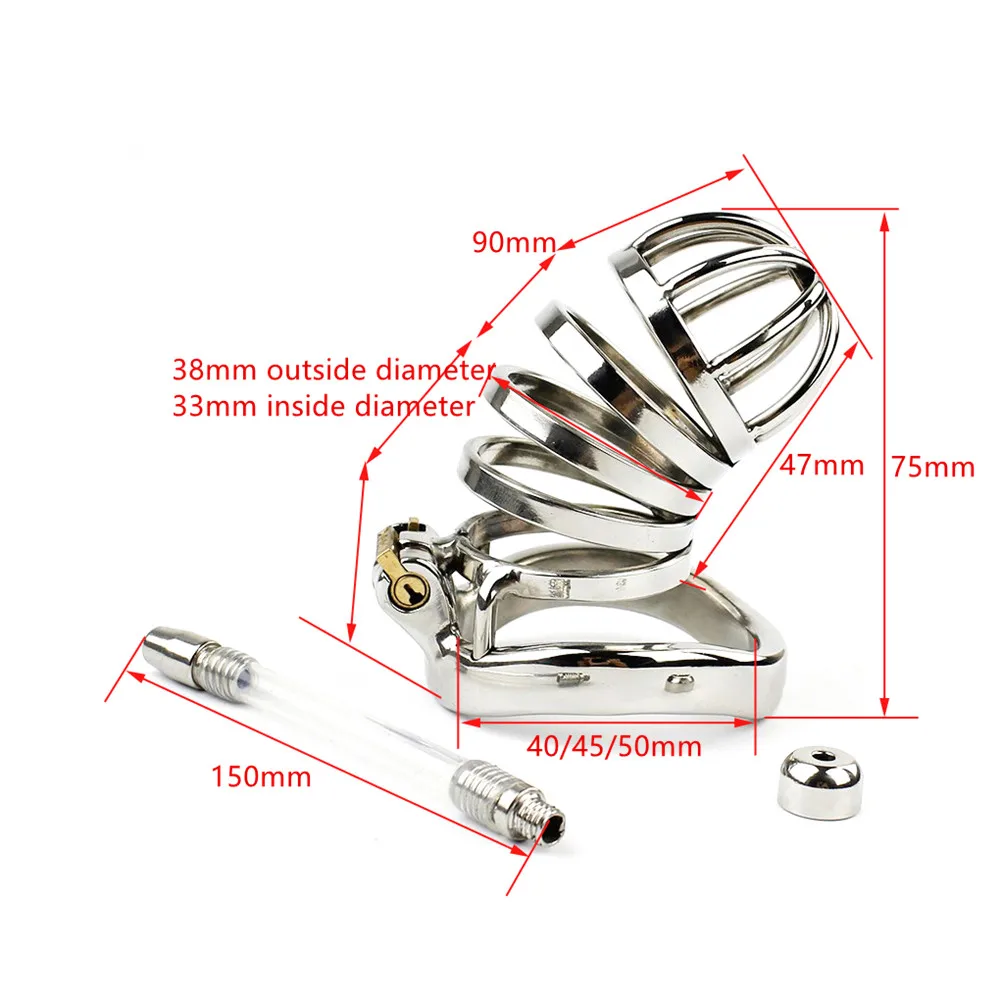 Big Metal Cock Cage Male Chastity Device BDSM Sex Toys for Men Penis Lock Erotic Bondage Husband Loyalty Drop Shipping Big Metal Cock Cage Male Chastity Device BDSM Sex Toys for Men Penis Lock Erotic Bondage Husband Loyalty Drop Shipping
