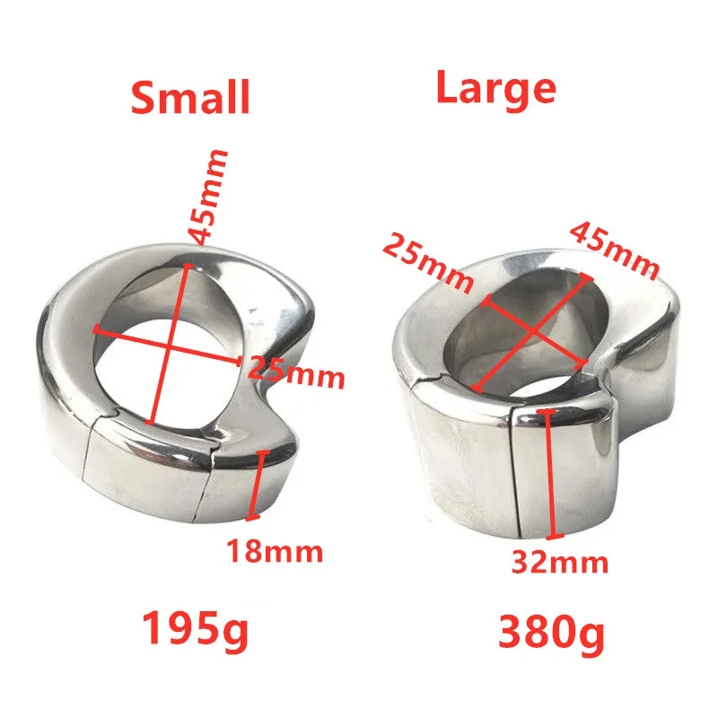 Stainless steel penis lock cock Ring Heavy Duty weight male metal Ball Stretcher Scrotum Delay ejaculation BDSM Sex Toy for men Stainless steel penis lock cock Ring Heavy Duty weight male metal Ball Stretcher Scrotum Delay ejaculation BDSM Sex Toy for men