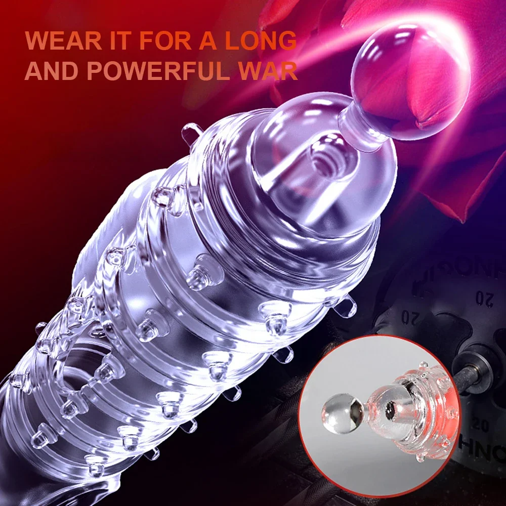 Penis Sleeve Extensions Condom Male Enlargement Delay Vibrators Clits Massager Cock Ring Vibrating Penis Cover Sex Toys For Men Penis Sleeve Extensions Condom Male Enlargement Delay Vibrators Clits Massager Cock Ring Vibrating Penis Cover Sex Toys For Men