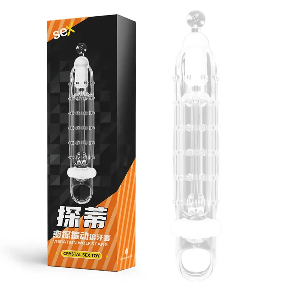 Penis Sleeve Extensions Condom Male Enlargement Delay Vibrators Clits Massager Cock Ring Vibrating Penis Cover Sex Toys For Men Penis Sleeve Extensions Condom Male Enlargement Delay Vibrators Clits Massager Cock Ring Vibrating Penis Cover Sex Toys For Men