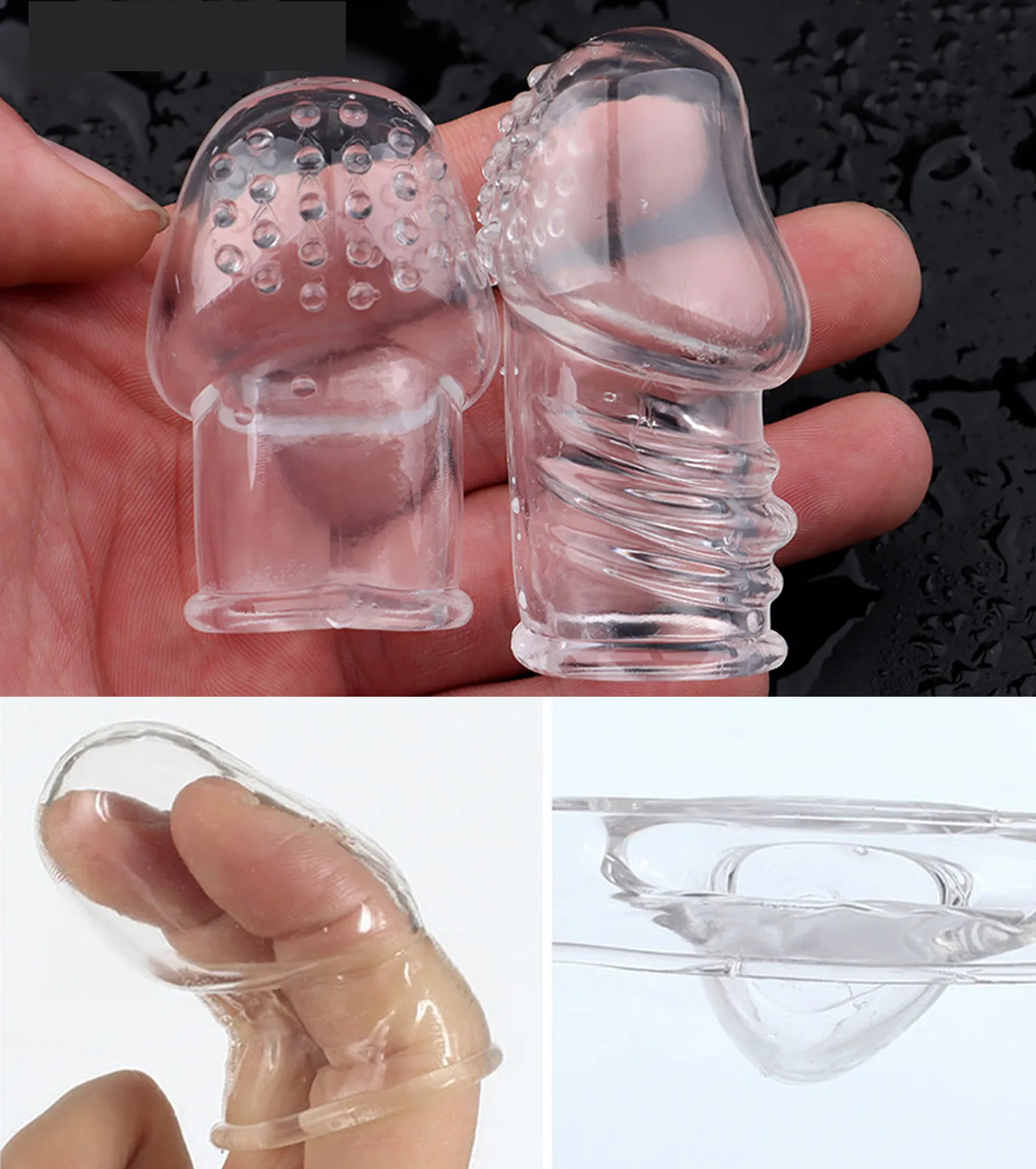 2PCS/Set Sex Toy for Men Foreskin Cock Ring Penis Glans Exposed Sleeve Cockring Delay Ejaculation Chastity Couples Ring Sex Shop