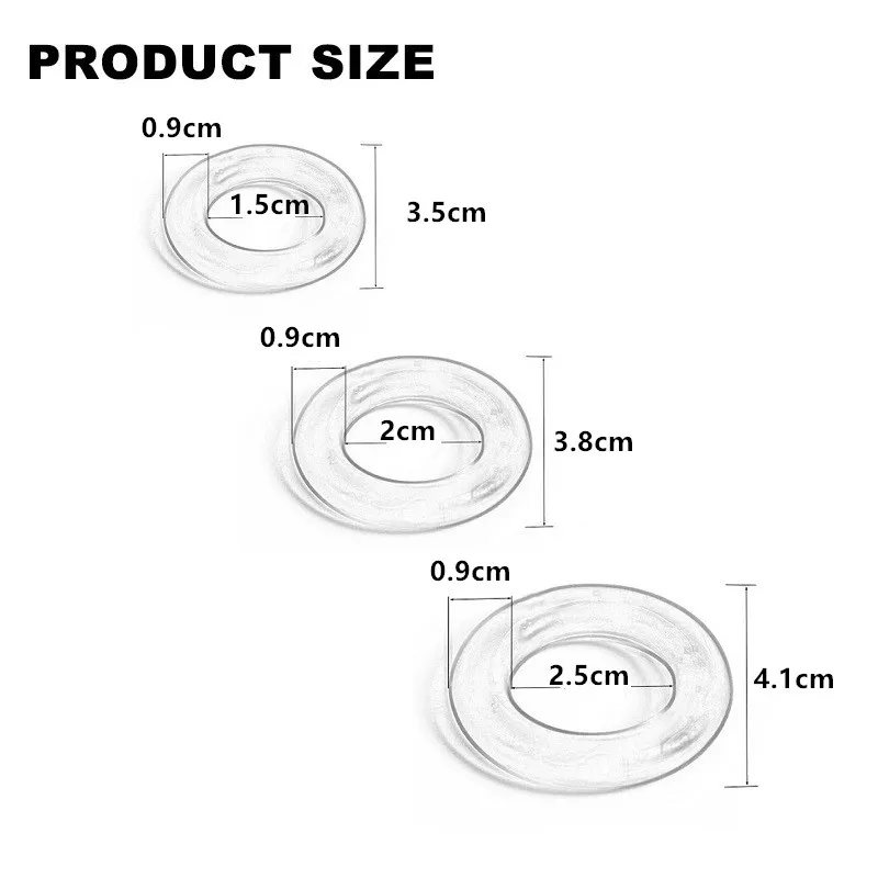 Male 6pcs 1 set Silicone Penis lock Cock Ring bondage Erection Delay Ejaculation Reusable Enlargement ball stretcher Sex Toy Men Male 6pcs 1 set Silicone Penis lock Cock Ring bondage Erection Delay Ejaculation Reusable Enlargement ball stretcher Sex Toy Men