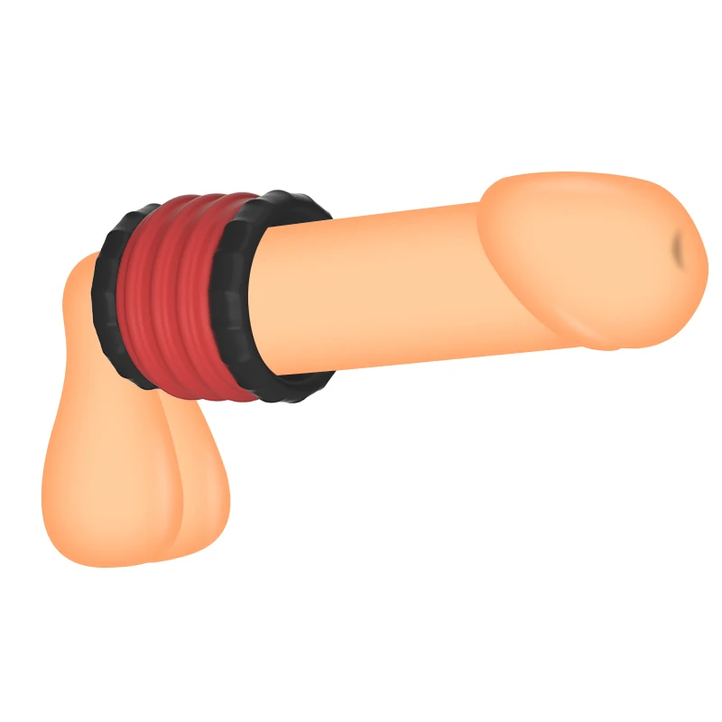Male Scrotum Ring Ejaculation Delay Penis Ring Bondage Erection Ball Ring Delay Ring Reusable Enlargement Ball Stretcher Sex Toy