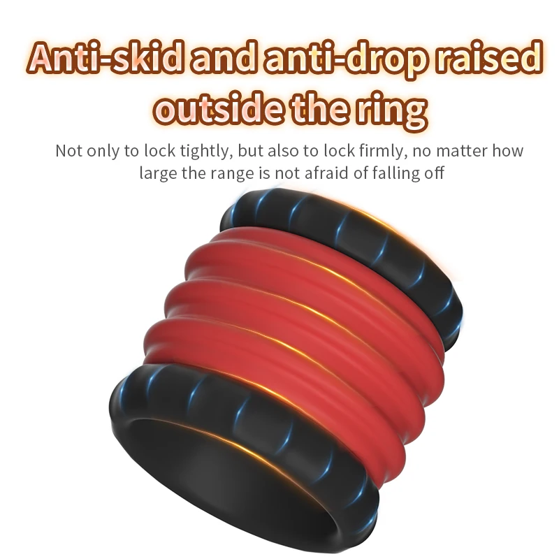Male Scrotum Ring Ejaculation Delay Penis Ring Bondage Erection Ball Ring Delay Ring Reusable Enlargement Ball Stretcher Sex Toy
