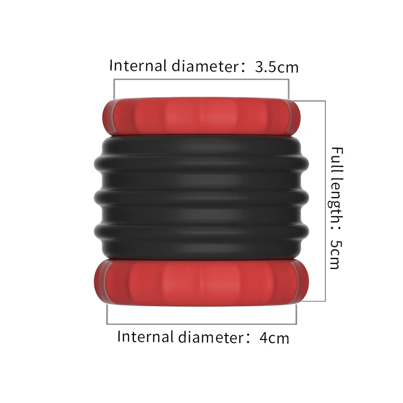 Male Scrotum Ring Ejaculation Delay Penis Ring Bondage Erection Ball Ring Delay Ring Reusable Enlargement Ball Stretcher Sex Toy