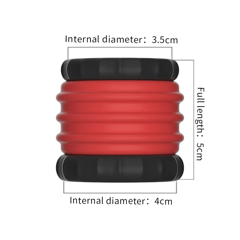 Male Scrotum Ring Ejaculation Delay Penis Ring Bondage Erection Ball Ring Delay Ring Reusable Enlargement Ball Stretcher Sex Toy