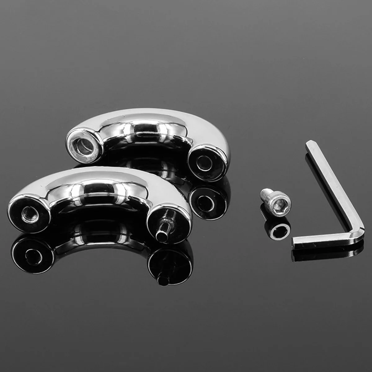 Metal Male Cockring Clamp Chastity Cage Adult Sex Toys Screw Penis Ring Bondage Scrotum Dick Stretcher Cock Ring Delay For Men