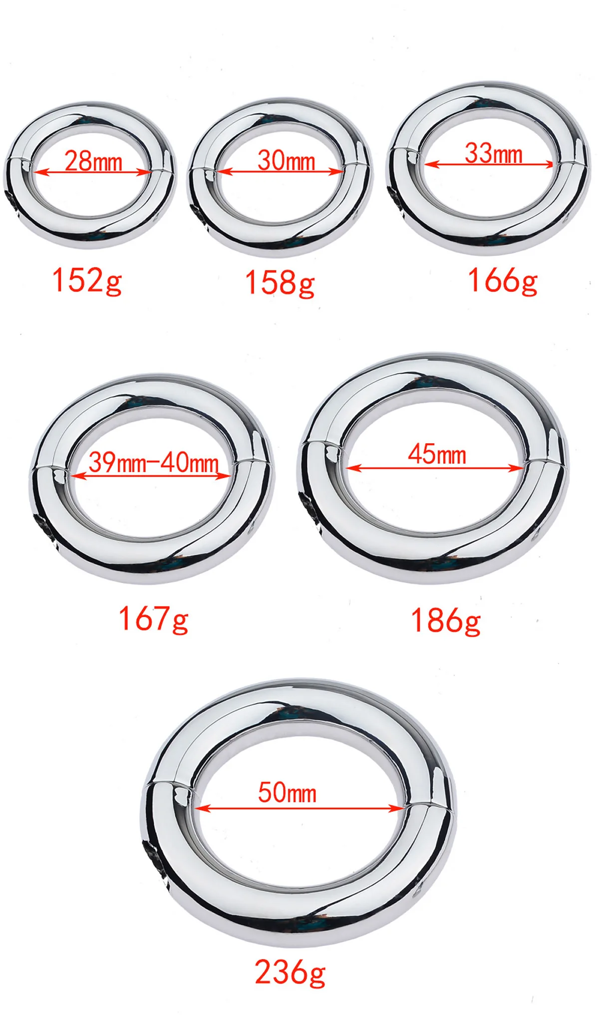 Metal Male Cockring Clamp Chastity Cage Adult Sex Toys Screw Penis Ring Bondage Scrotum Dick Stretcher Cock Ring Delay For Men
