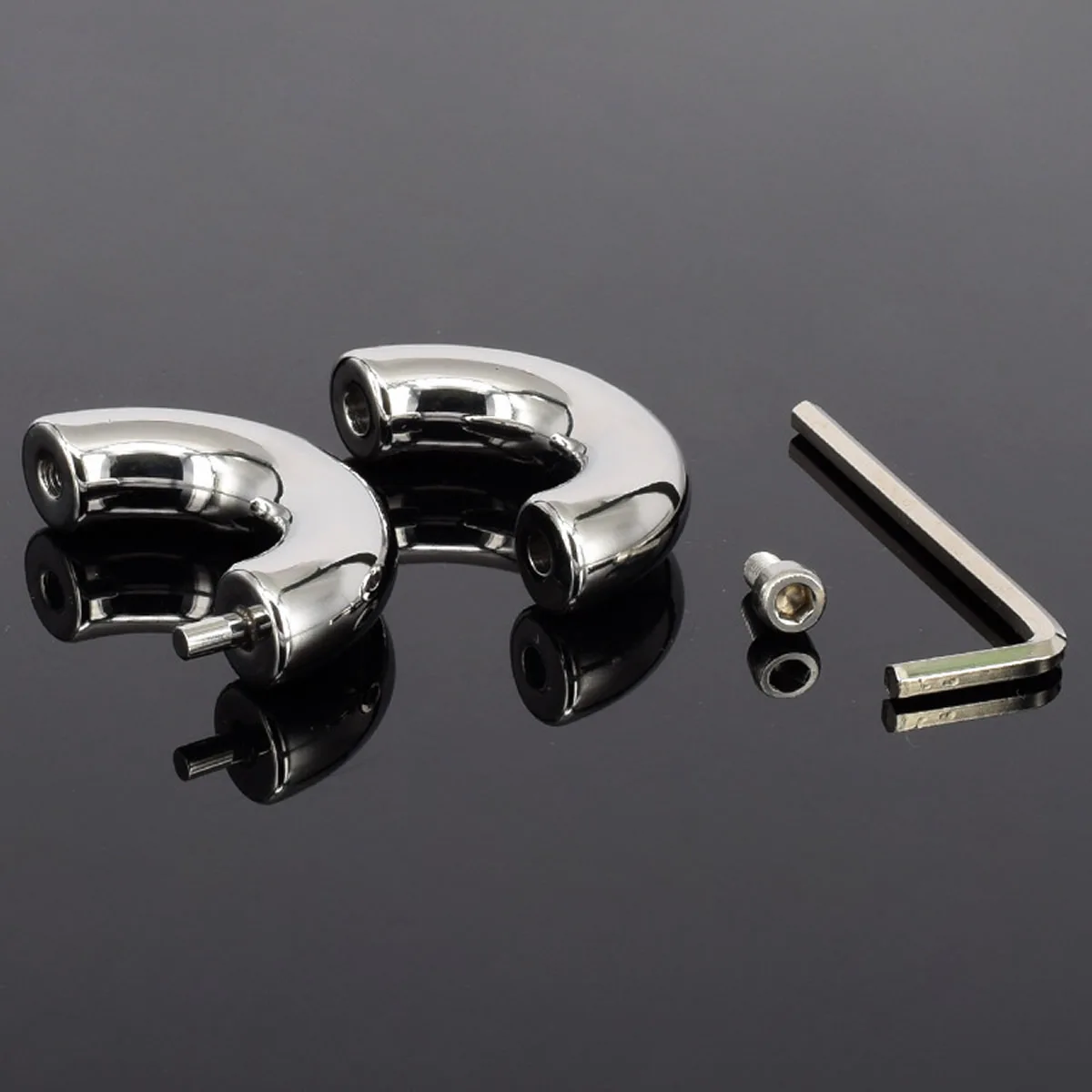 Metal Male Cockring Clamp Chastity Cage Adult Sex Toys Screw Penis Ring Bondage Scrotum Dick Stretcher Cock Ring Delay For Men
