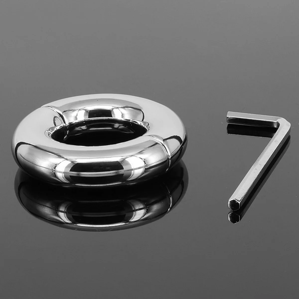 Metal Male Cockring Clamp Chastity Cage Adult Sex Toys Screw Penis Ring Bondage Scrotum Dick Stretcher Cock Ring Delay For Men