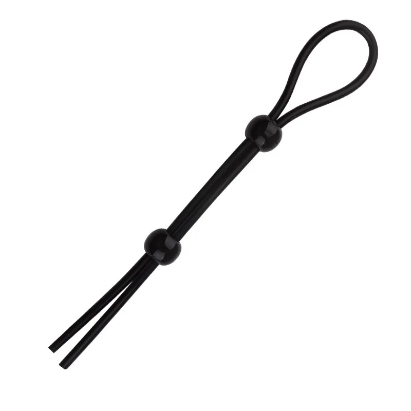 Adjustable Penis Ring Rope Sex Toys for Adults Men Silicone Ejaculation Delay Cock Scrotum Ring Male Lasting Cockring Penis Ring