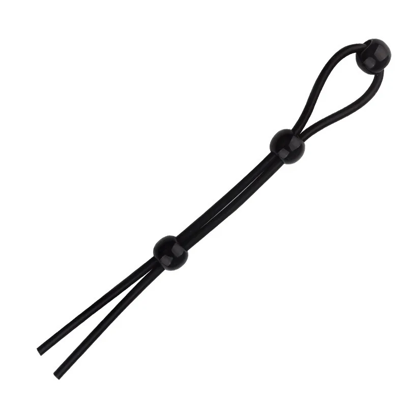 Adjustable Penis Ring Rope Sex Toys for Adults Men Silicone Ejaculation Delay Cock Scrotum Ring Male Lasting Cockring Penis Ring