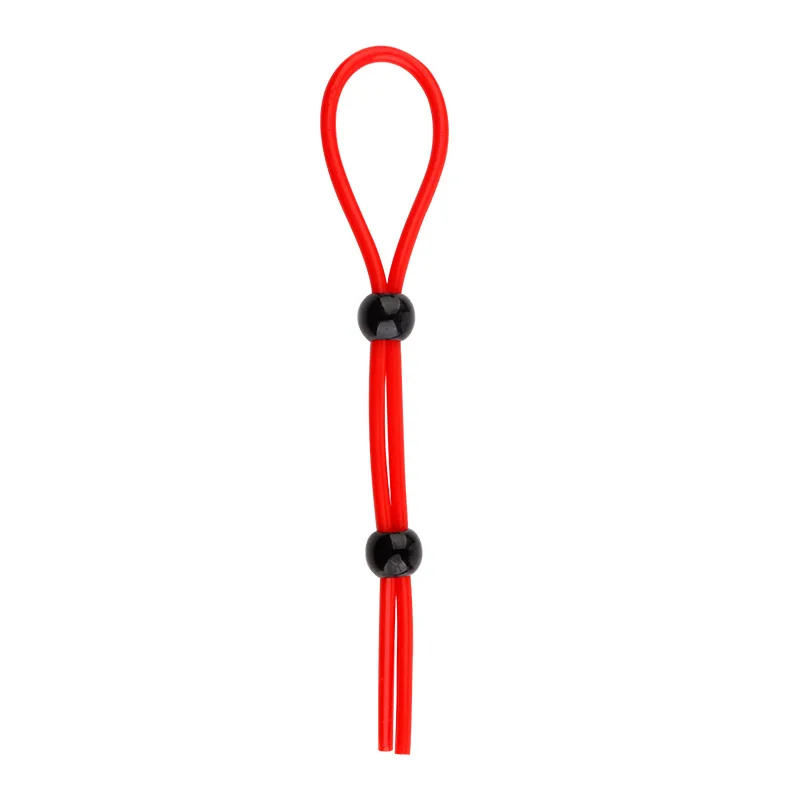 Adjustable Penis Ring Rope Sex Toys for Adults Men Silicone Ejaculation Delay Cock Scrotum Ring Male Lasting Cockring Penis Ring