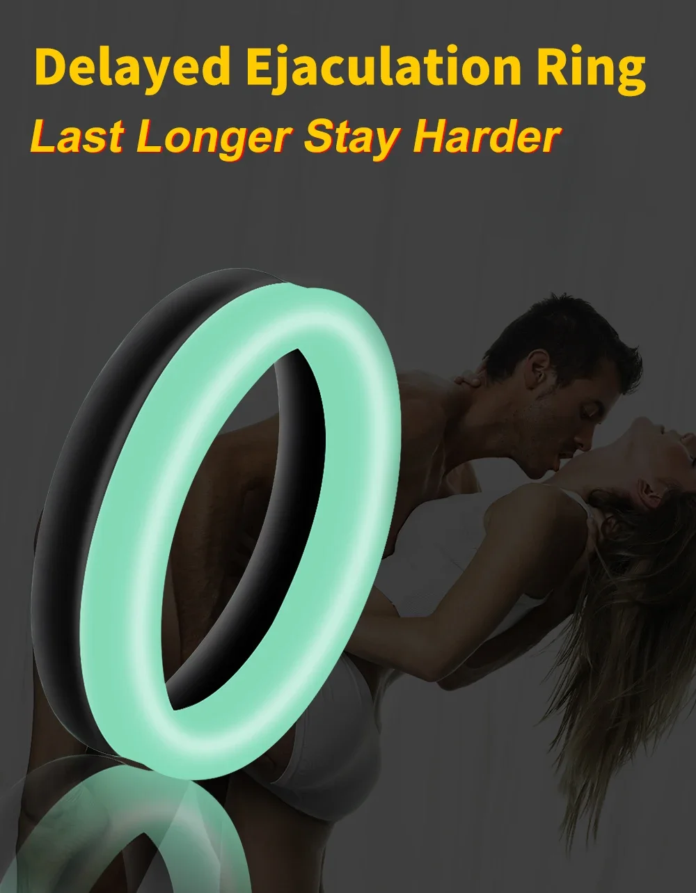 Male Penis Cock Rings Lock Delay Ejaculation Scrotal Ball Stretcher Chastity Silicone Cockring anillo hombre Sex Toys For Men
