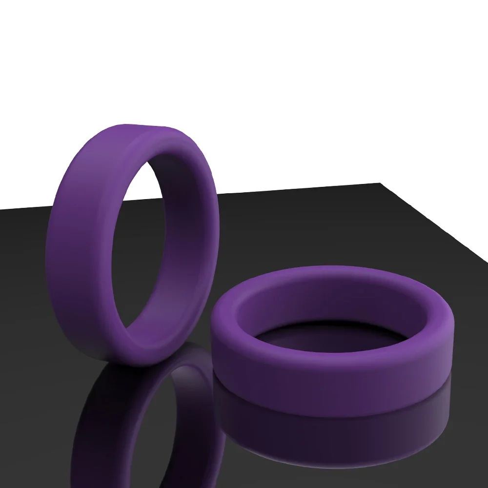 Male Penis Cock Rings Lock Delay Ejaculation Scrotal Ball Stretcher Chastity Silicone Cockring anillo hombre Sex Toys For Men