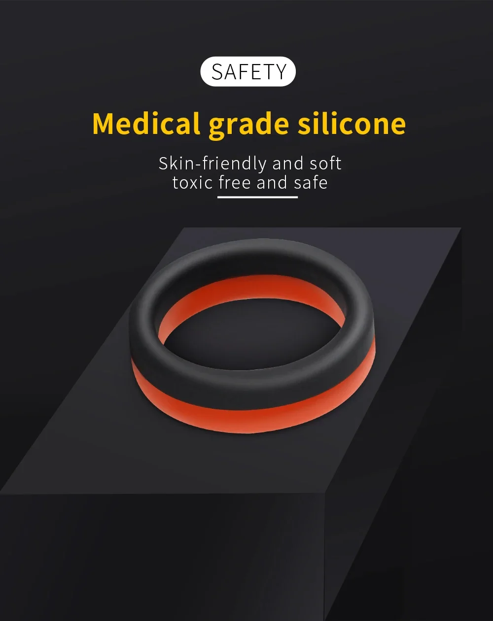 Male Penis Cock Rings Lock Delay Ejaculation Scrotal Ball Stretcher Chastity Silicone Cockring anillo hombre Sex Toys For Men