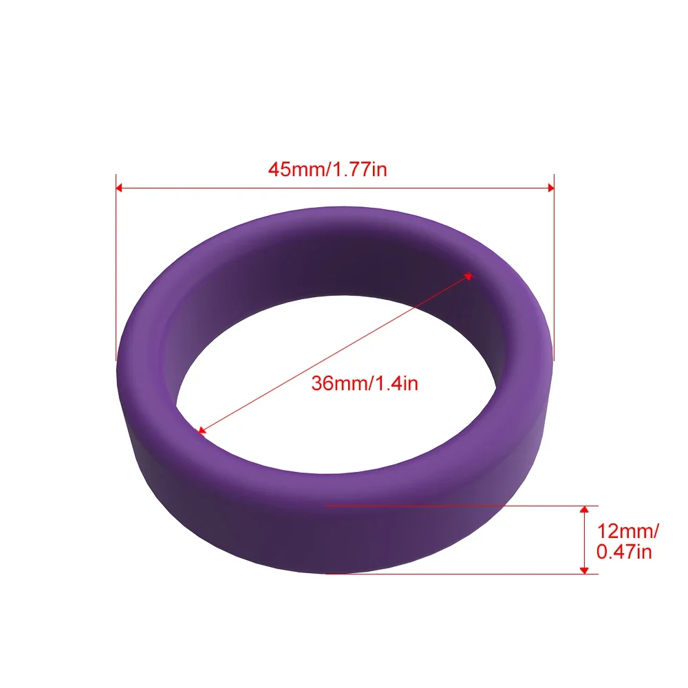Male Penis Cock Rings Lock Delay Ejaculation Scrotal Ball Stretcher Chastity Silicone Cockring anillo hombre Sex Toys For Men