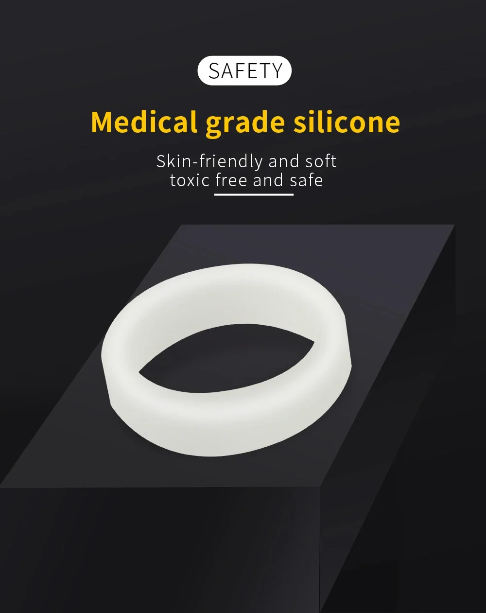 Male Penis Cock Rings Lock Delay Ejaculation Scrotal Ball Stretcher Chastity Silicone Cockring anillo hombre Sex Toys For Men