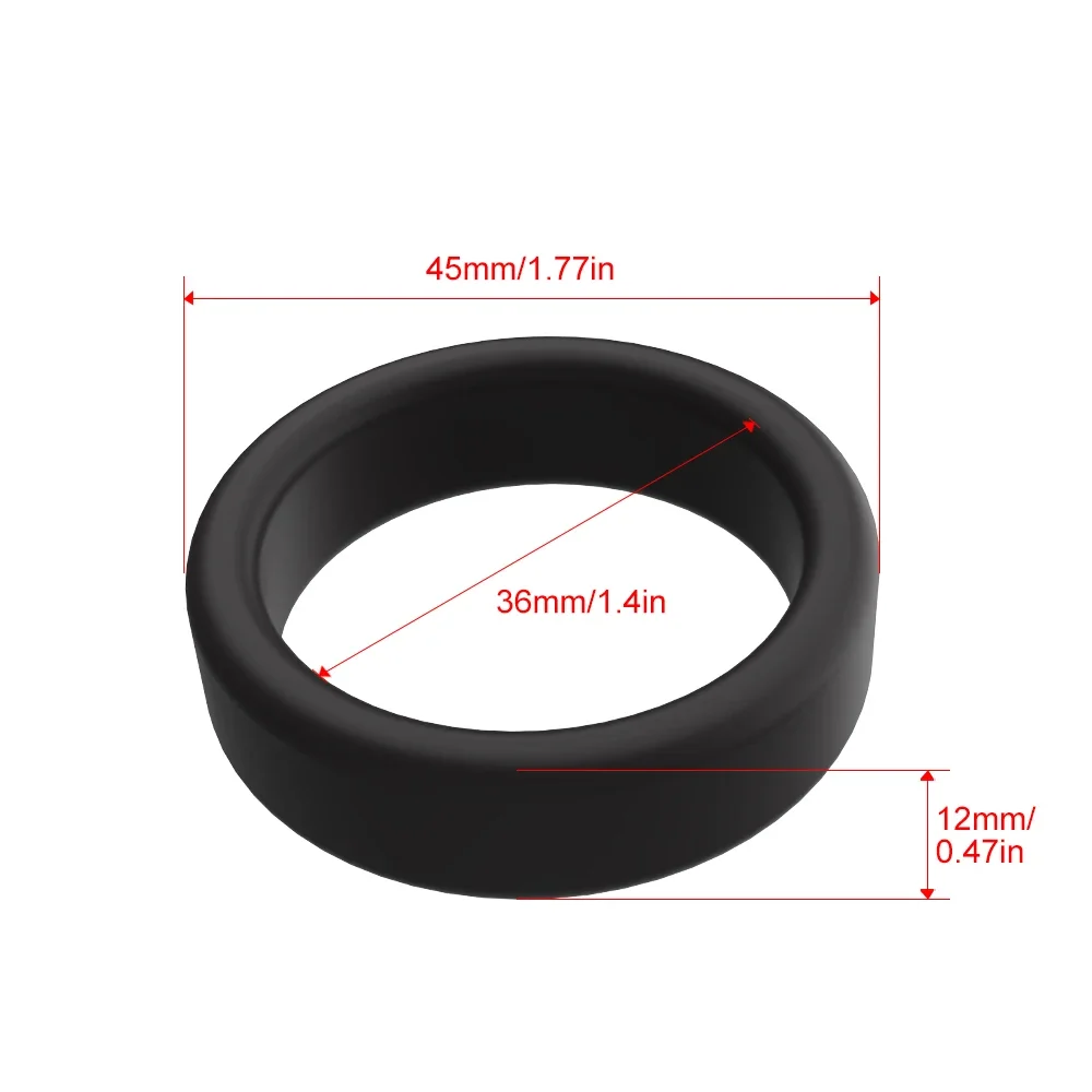 Male Penis Cock Rings Lock Delay Ejaculation Scrotal Ball Stretcher Chastity Silicone Cockring anillo hombre Sex Toys For Men