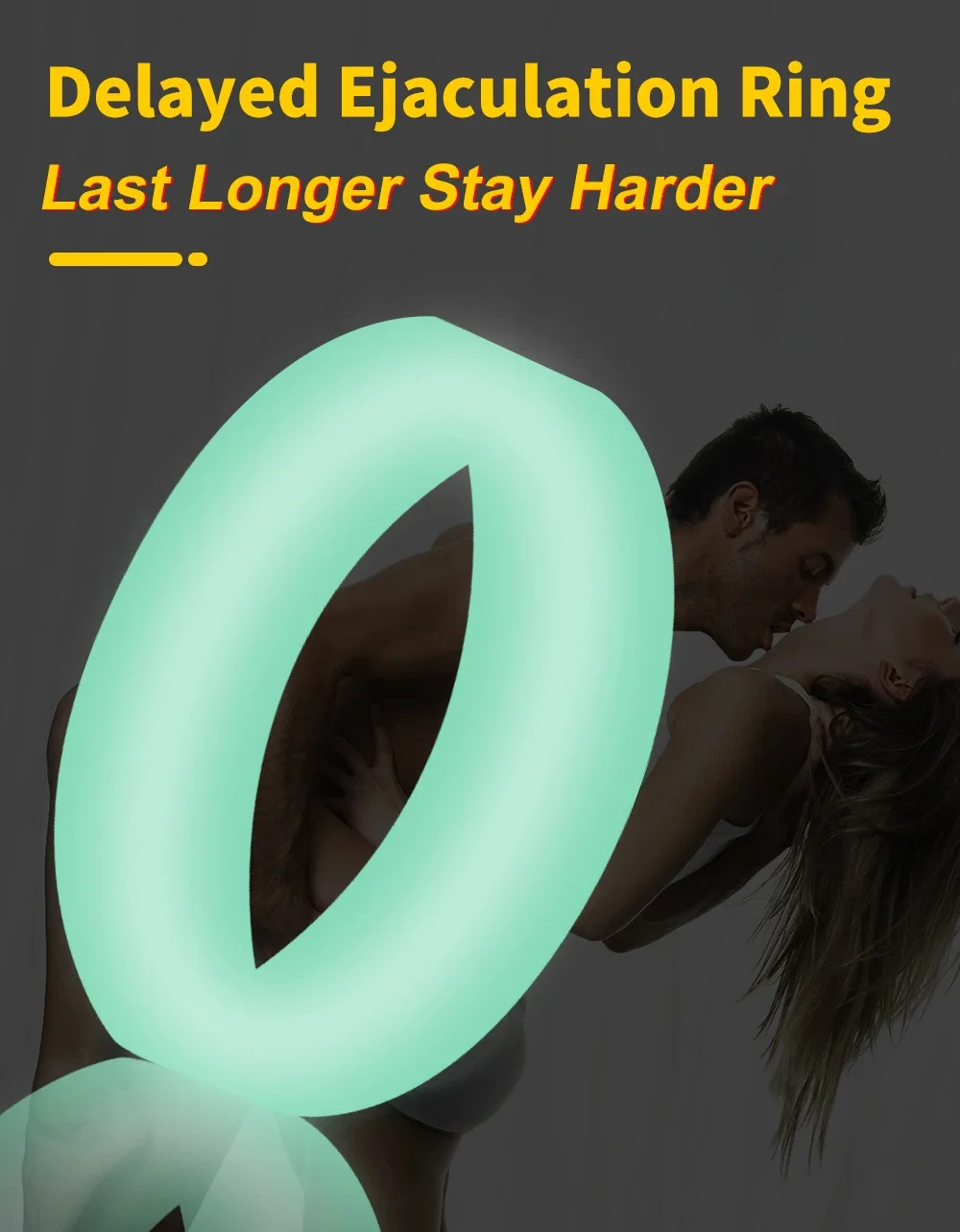 Male Penis Cock Rings Lock Delay Ejaculation Scrotal Ball Stretcher Chastity Silicone Cockring anillo hombre Sex Toys For Men